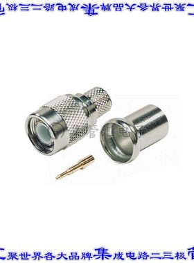 BAC504 同轴连接器TNC插头公引脚压接50欧姆自由悬挂