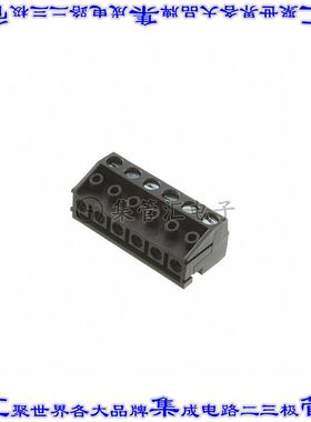 EBJA-06-C-BK 端子块连接器6POS无罩接头的插头5mm黑色自由悬挂