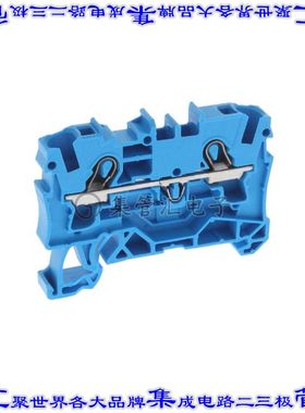 2004-1204 端子块连接器2POS馈通式6.2mm蓝色10-14AWG