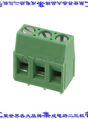 OSTVI030152 线对板连接器3POS接线端子5mm通孔水平带板