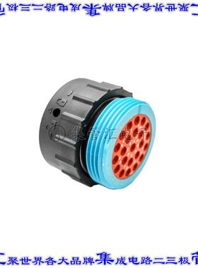 AHDP06-24-23PR-WTA 圆形连接器23POS插头外壳用于公插针黑色自由