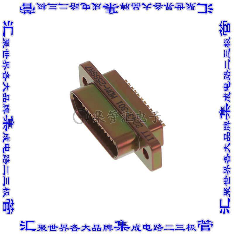 MDM-25SSM7 连接器25POS插座母插口2排D-TYPE型自由悬挂