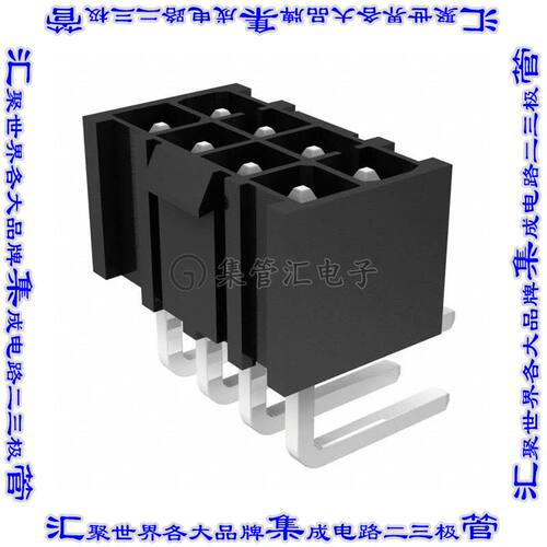 IPBT-104-H1-T-D-RA-K 针座连接器8POS接头2排4.2mm公形插针通孔