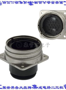 208481-1 圆形连接器22(20+2电源)插座外壳用于公插针银色面板安