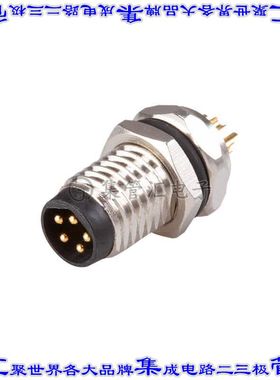 CDM814-06A-MT-F810-67 圆形连接器6POS插头公引脚焊杯镀金面板安