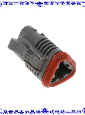 IT06-3S-002-N 矩形连接器外壳3POS插头2排母形插口灰色自由悬挂