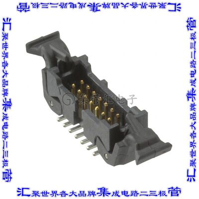 45214-220230 针座连接器14POS接头2排1.27mm公形插针表贴SMD镀金