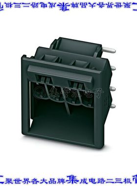 1072485 端子块连接器4POS接头公引脚带罩5mm黑色90DEG通孔