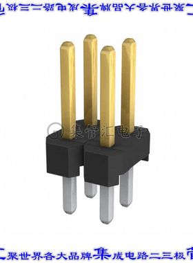 951204-8622-AR 针座连接器4POS接头2排2mm公形插针通孔直针镀金
