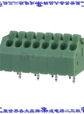 1985250 线对板连接器8POS接线端子3.5mm通孔45角度带板