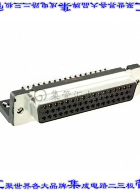 9665527611 09665527611连接器50POS插座母插口3排D-Sub通孔直角