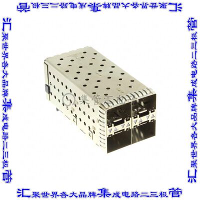 1-2007637-5 插拔式连接器80(20x4)插座成组(2x2)SFP+通孔直角压