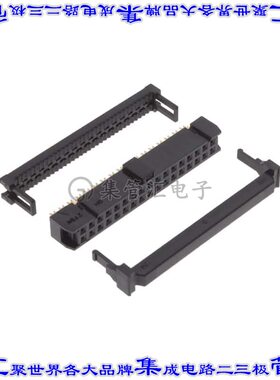 HIF3BA-34D-2.54R(63) 矩形连接器34POS插口2排2.54mm母插口黑色I