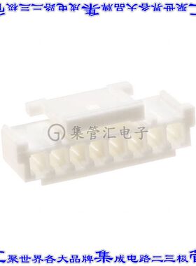 355070800 0355070800矩形连接器外壳8POS插座2mm母形插口天然色