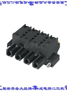1173530000 端子块连接器4POS插头母插口7.62mm黑色自由悬挂