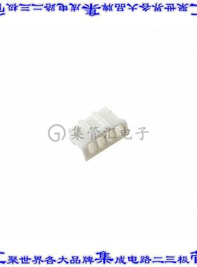 2CH-C-04 矩形连接器外壳4POS插座2mm母形插口白色自由悬挂