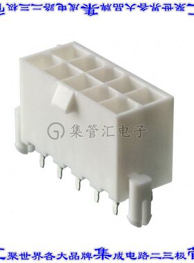 649010221732 针座连接器10POS接头2排4.2mm公形插针通孔直针锡