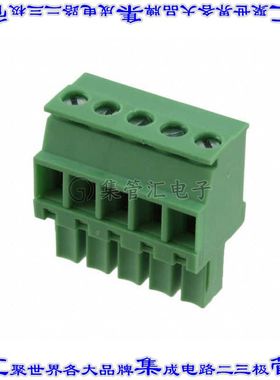 OSTTS05315B 端子块连接器5POS插头母插口3.81mm绿色自由悬挂