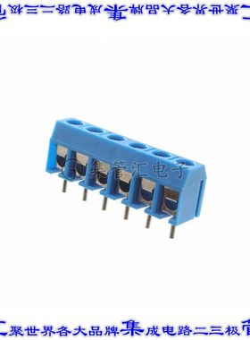 EBBA-06-C-SS-BU 线对板连接器6POS接线端子5mm通孔水平带板