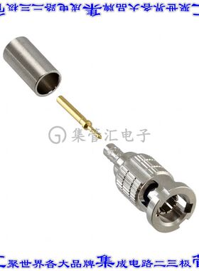 034-5008 同轴连接器BNCHD插头公引脚焊接50欧姆自由悬挂