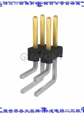 951204-7622-AR 针座连接器4POS接头2排2mm公形插针通孔直角镀金