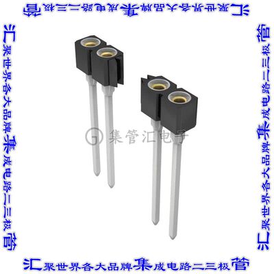 323-87-164-41-001101 针座连接器64POS插座2.54mm母形插口通孔直
