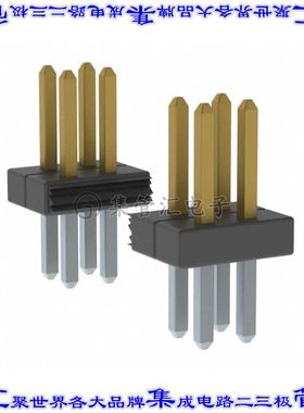 M50-3500542 针座连接器10POS接头2排1.27mm公形插针通孔直针镀金