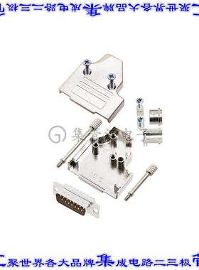 6355-0007-02 连接器15POS插头公引脚2排D-Sub自由悬挂