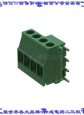 1707247 线对板连接器4POS接线端子5mm通孔水平带板