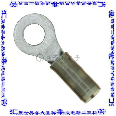 2-320569-6 环形连接器端子圆形1/4接线柱10AWG压接