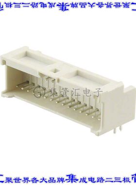 62403021722 针座连接器30POS接头2排2mm公形插针通孔直角锡