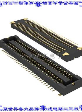 AXT560124 板对板连接器60POS插口外罩触点2排0.4mm表贴SMD镀金