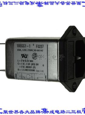 3-1609115-4 电源接入连接器3POS插座公插片模块IEC320-C14面板安