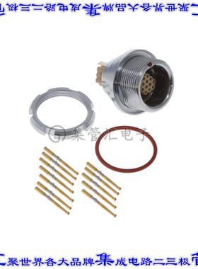 G32KAC-P12NFG2-000L 圆形连接器12POS插座母插口压接镀金面板安