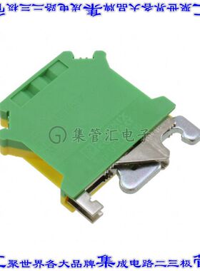 442024 0442024端子块连接器2POS接地地面8.2mm绿色黄色8-26AWG