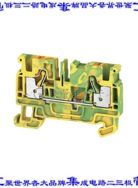 2051360000 端子块连接器2POS接地地面6.1mm绿色黄色10-28AWG