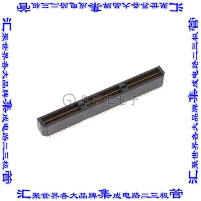 2-1658014-3 板对板连接器120POS插头外罩触点2排0.8mm表贴SMD镀
