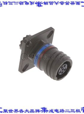 D38999/20WA35SNLC 圆形连接器6POS插座外壳用于母插口草绿色面板