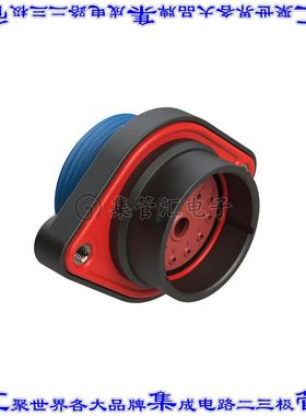 AHDP02-24-14PR-WTA 圆形连接器14POS插座外壳用于公插针黑色面板