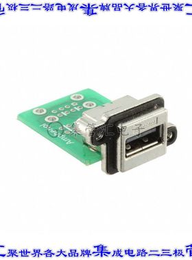 MUSBAA11M0 连接器USB-A插座4POS USB 2.0面板安装
