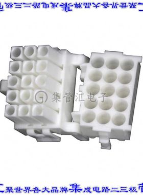 794204-1 矩形连接器外壳15POS插头3排4.14mm天然色自由悬挂