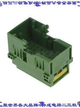2377783-3 矩形连接器外壳36POS插头4排公形引脚绿色自由悬挂