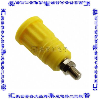 CT2243-4 接插件连接器CONN BANANA JACK THRD YELLOW