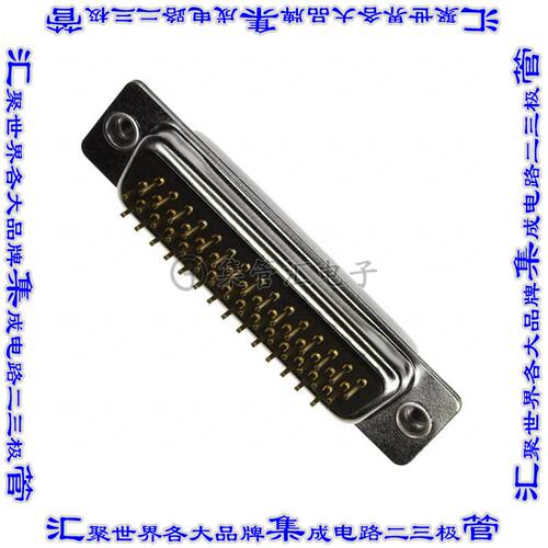 180-044-213R031 连接器44POS插座母插口3排D-Sub高密度面板安装