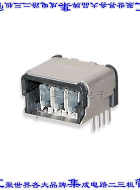 2016032-1 同轴连接器QSL插座焊接50欧姆表面贴装直角通孔