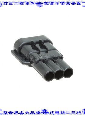 173065-2 矩形连接器外壳3POS插座4.8mm公形引脚自由悬挂