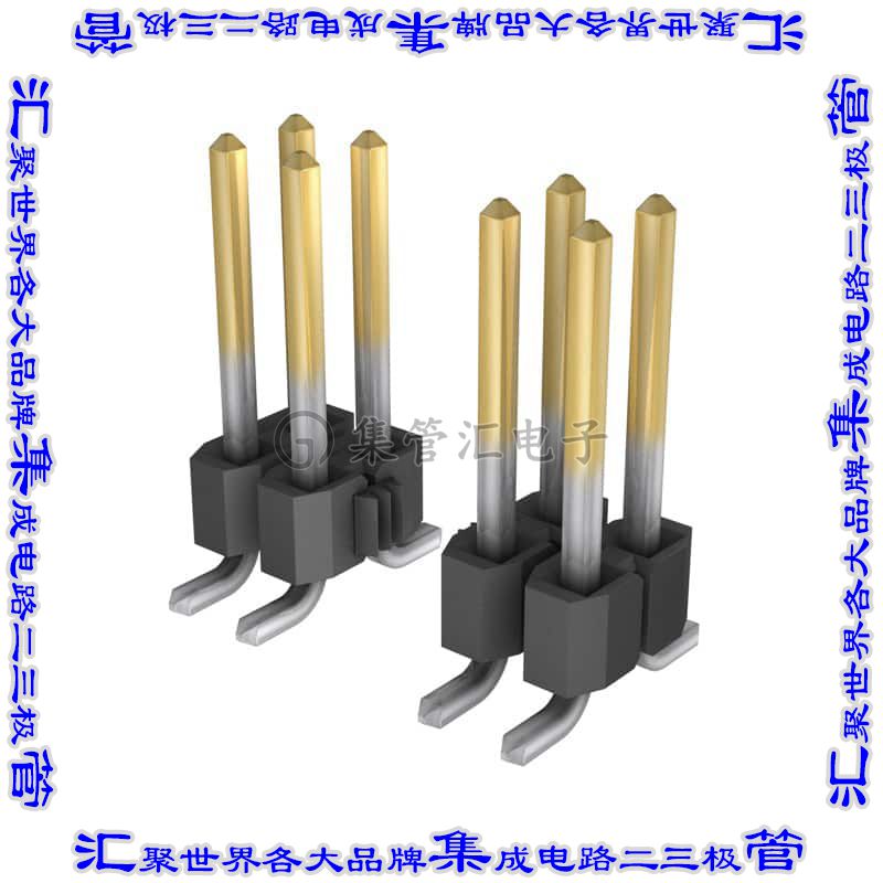 TSM-110-02-S-DV-P-TR 针座连接器20POS可切割2排2.54mm公形插针