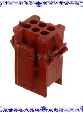 1-640510-0 矩形连接器外壳6POS插座2排4.2mm公形引脚黑色面板安