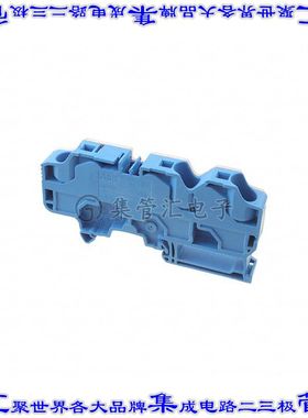 1SNK712067R0000 端子块连接器3POS馈通式14.0mm蓝色灰色4-20AWG