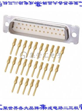 DBMA25PF225 连接器25POS插头公引脚2排D-Sub面板安装